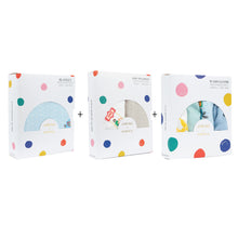 Load image into Gallery viewer, Little Rei x Maison Q Blanket, Swaddle & Wash Cloth Bundle
