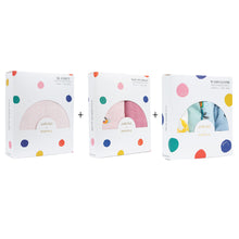 Load image into Gallery viewer, Little Rei x Maison Q Blanket, Swaddle & Wash Cloth Bundle