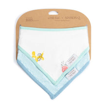 Load image into Gallery viewer, Little Rei x Maison Q Bandana Bib 2 Pc - Animal Balloon