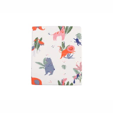 OEKO-TEX certified Little Rei bamboo blanket folded on a bed