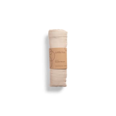 A Little Rei bamboo muslin swaddle in a solid colourway