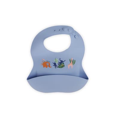 A Little Rei rainforest-print silicone bib