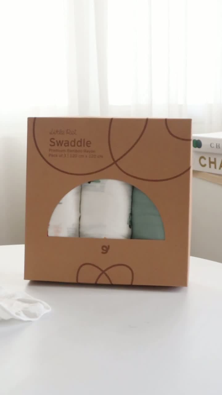 Bamboo Swaddles (3pc) — video preview
