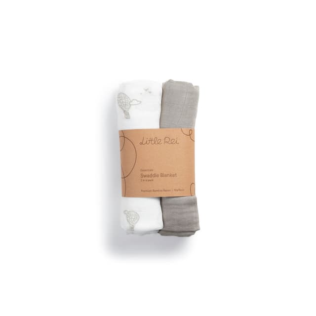 Travel Size 70sq Bamboo Swaddles - 2pc