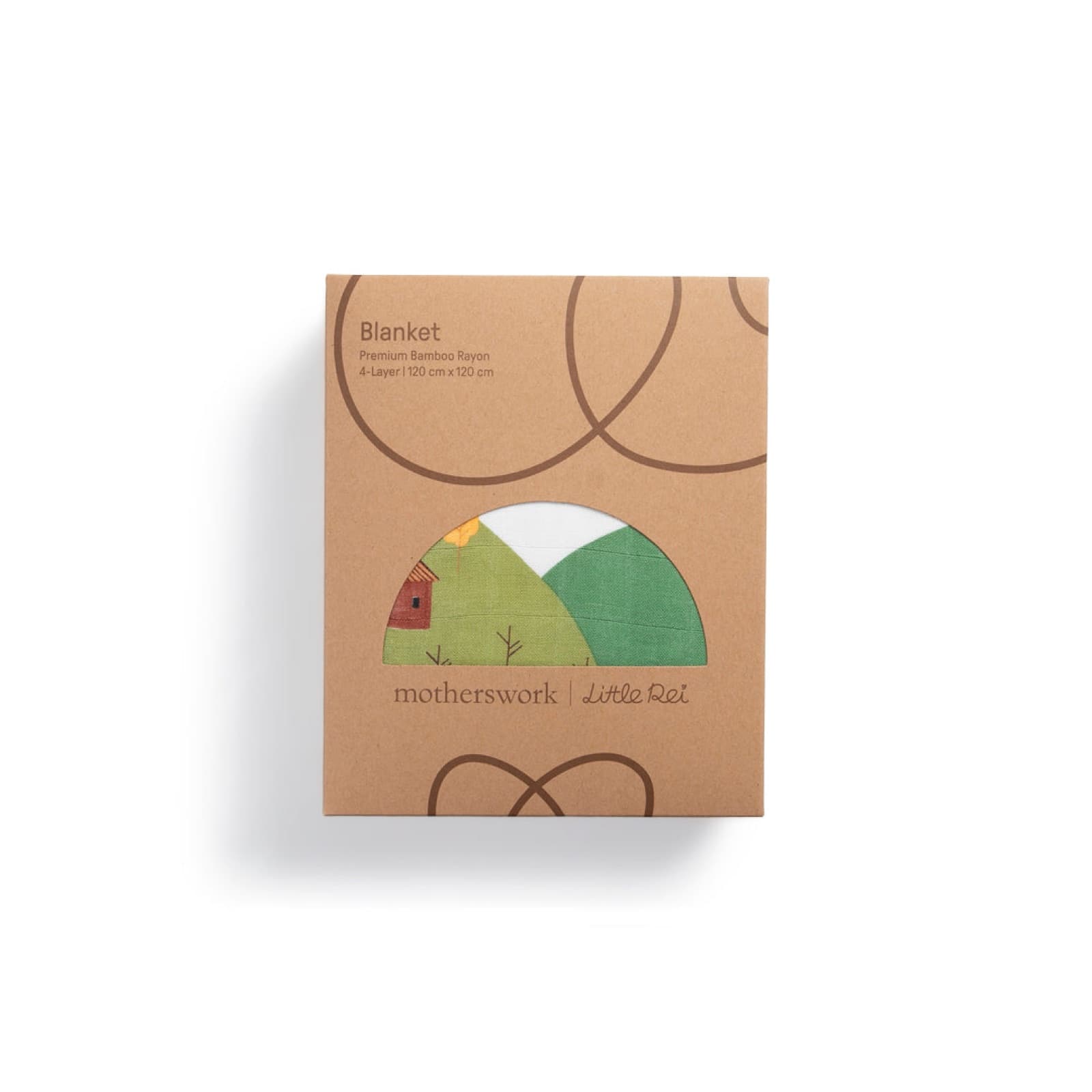 Bamboo 4 Layer Blanket (120x120cm)