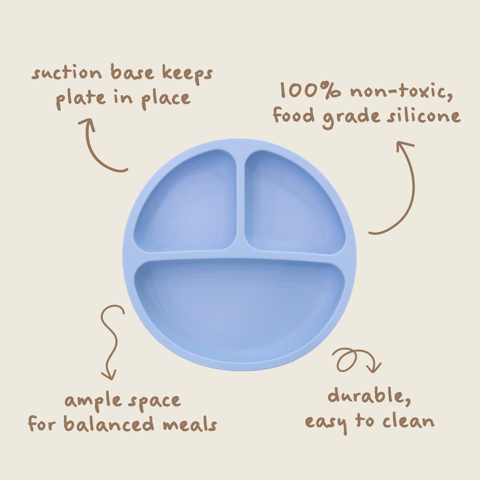 Silicone Round Plate — view 2 of 10