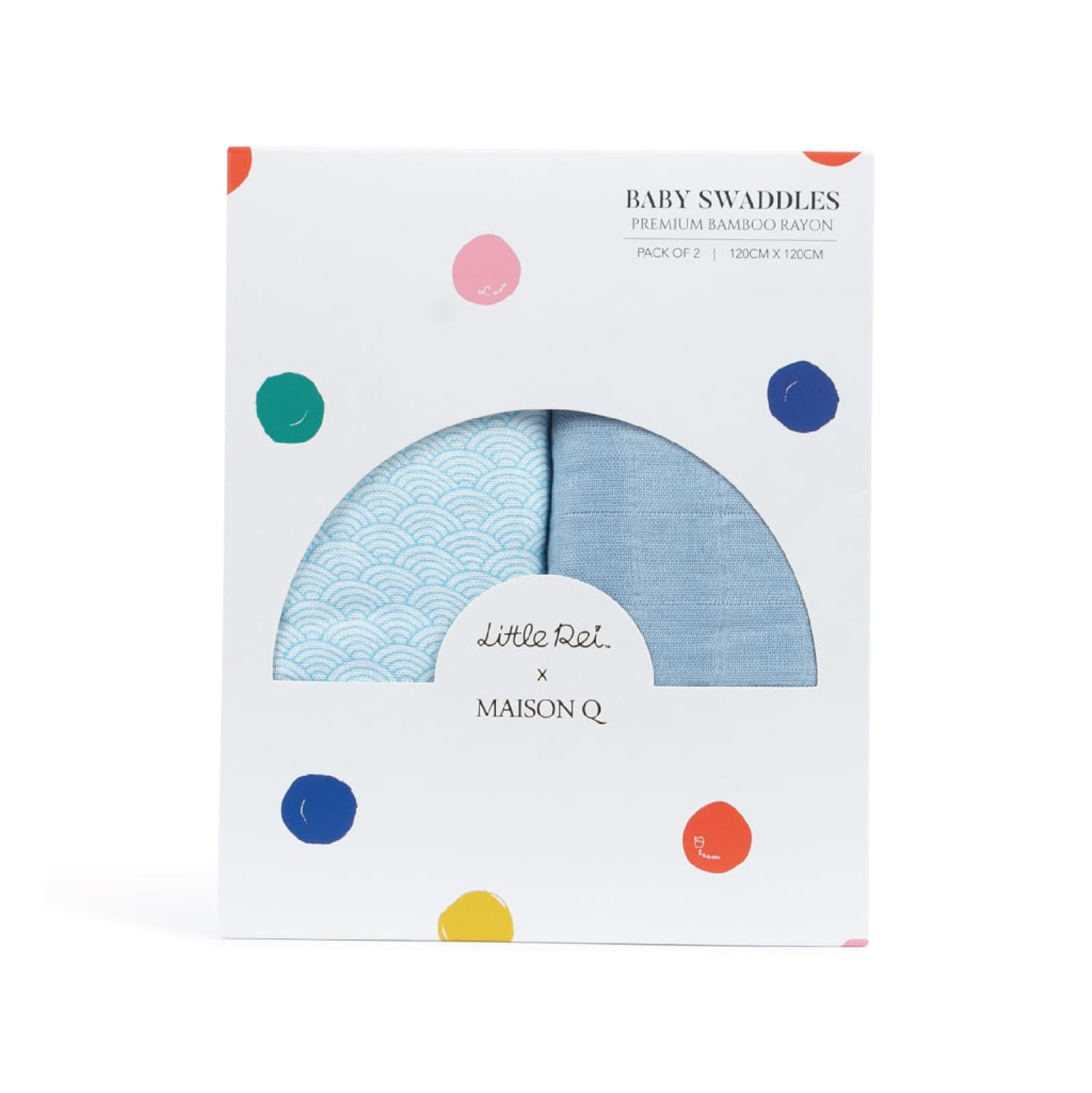 Maison Q & Little Rei Swaddle - 2 PC pack — view 1 of 12