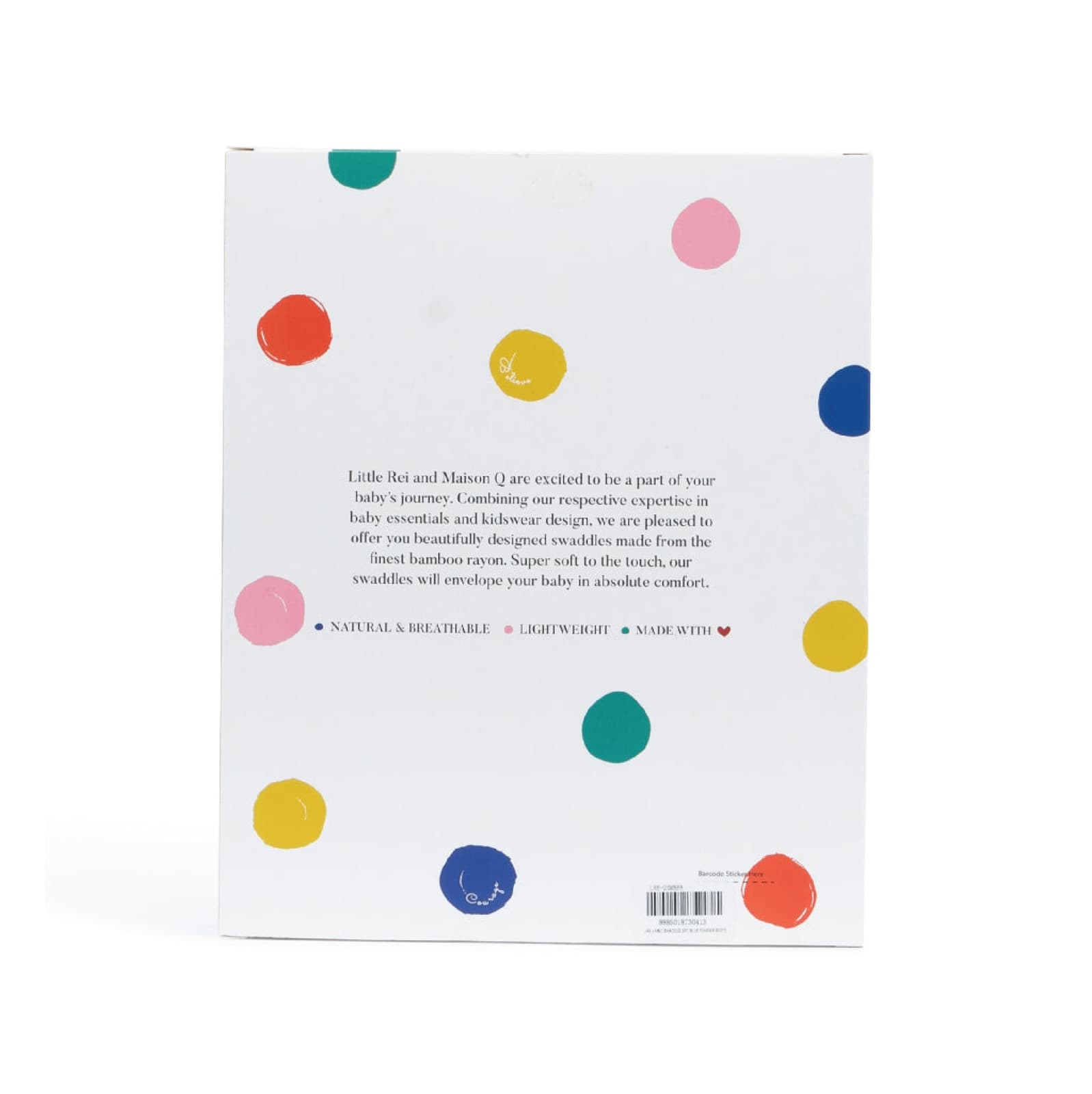 Maison Q & Little Rei Swaddle - 2 PC pack — view 3 of 12