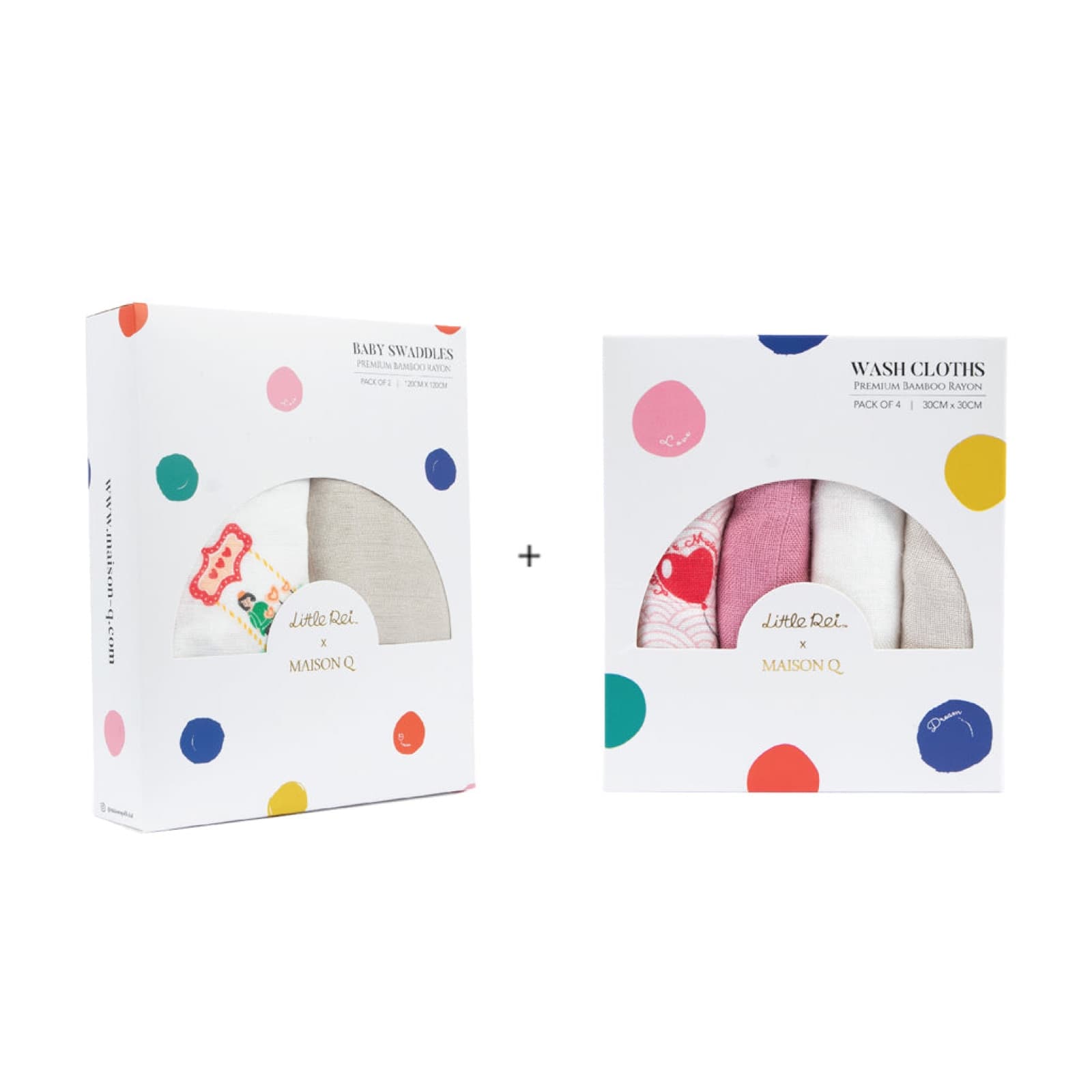 Maison Q Swaddle & Wash Cloth Bundle — view 16 of 25