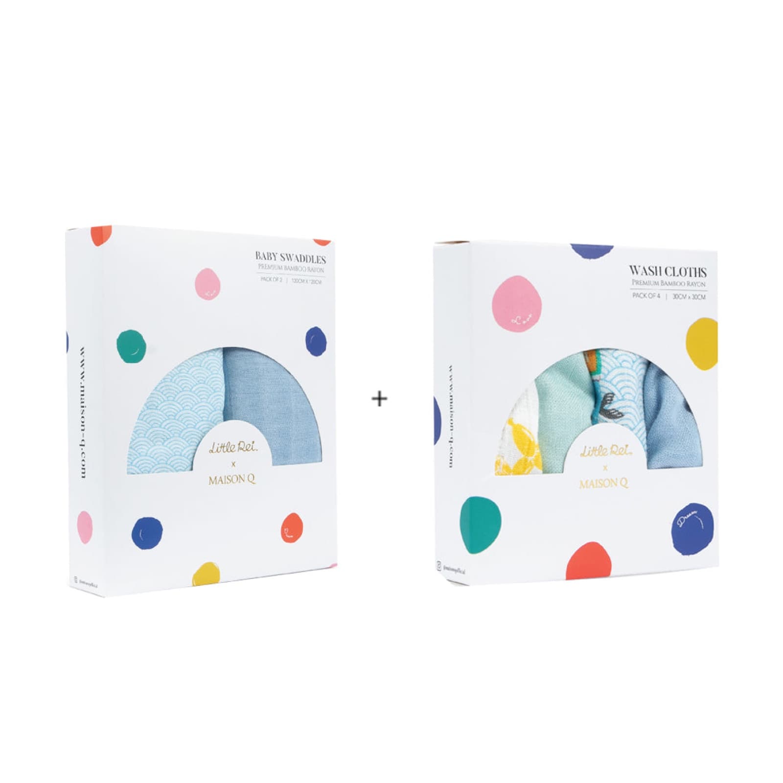 Maison Q Swaddle & Wash Cloth Bundle — view 7 of 25