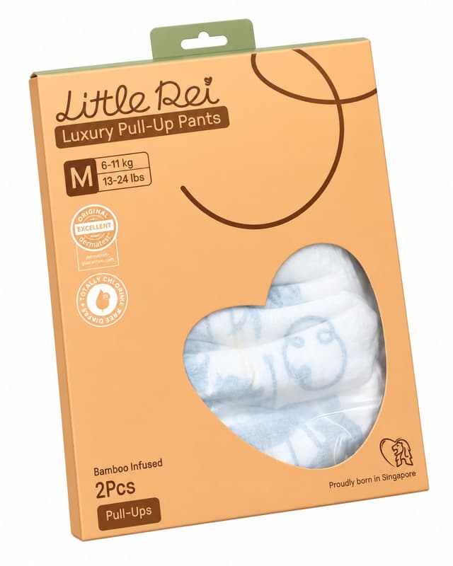 Eco-Conscious Luxury Pull-Up Diapers (Trial Pack, 2pc)