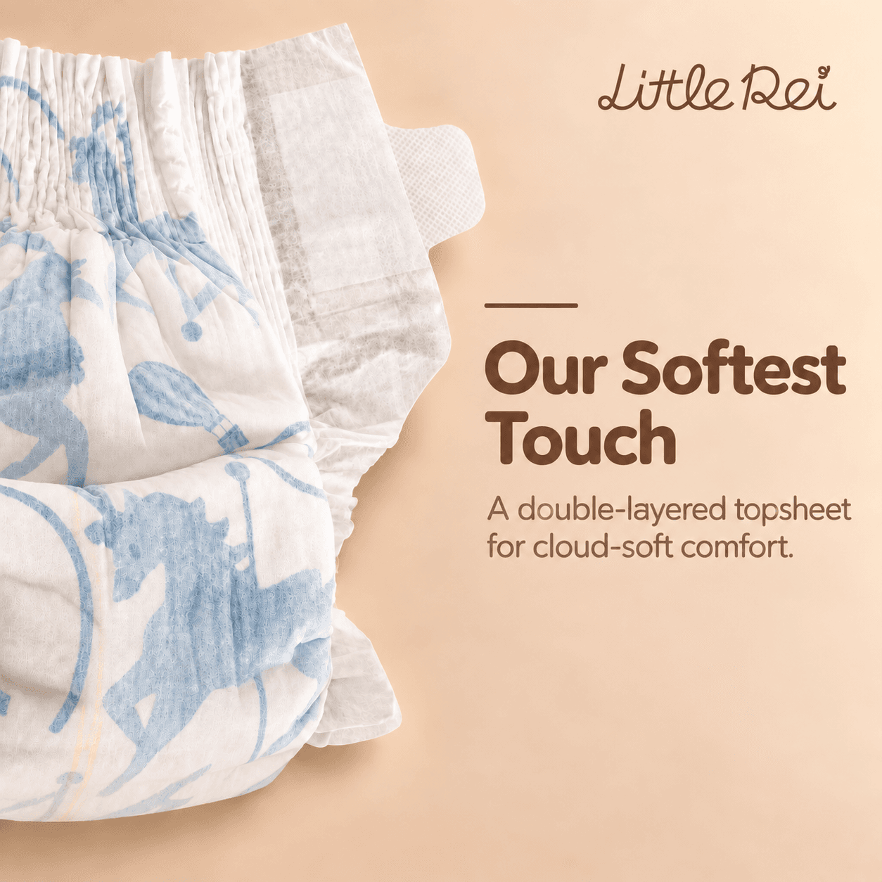 Eco-Conscious Luxury Tape Diapers (Full Pack), view 5 of 14
