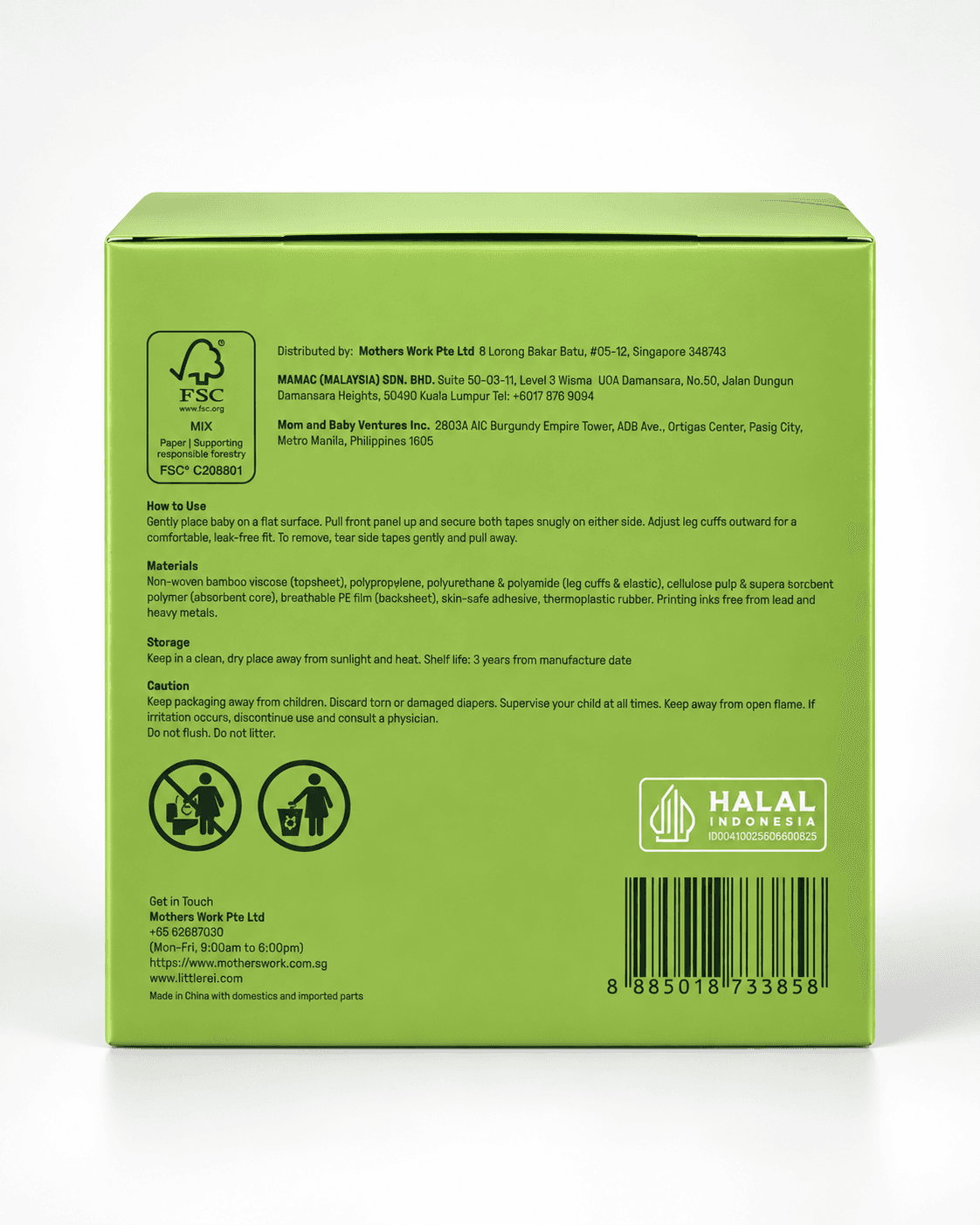Eco-Conscious Luxury Tape Diapers (Travel Pack, 8pc), photo 6 of 14