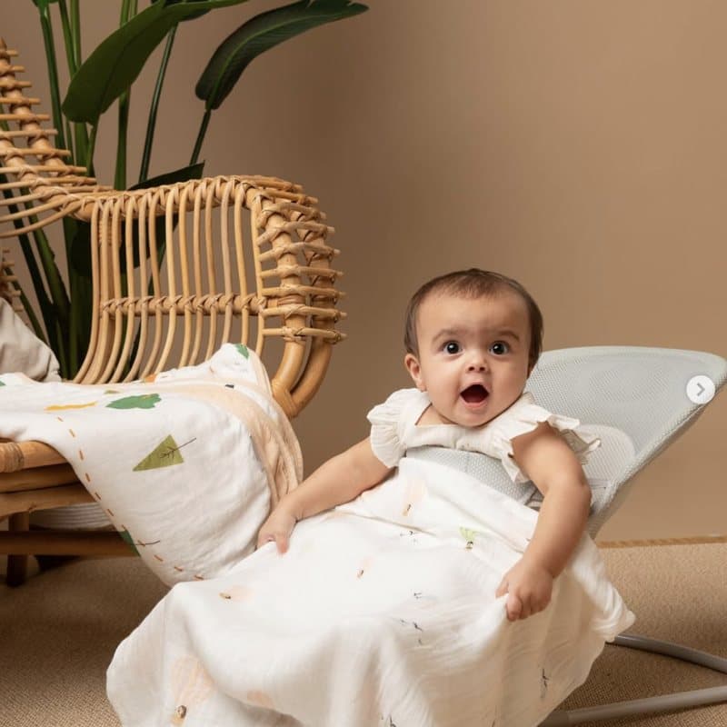 Little Rei bamboo baby essentials in use — @littlerei.baby, photo 6 of 6