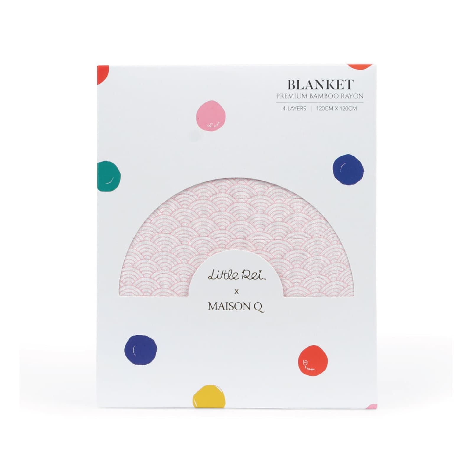 Maison Q Funfair Rides 4-Layer Blanket (120x120cm)