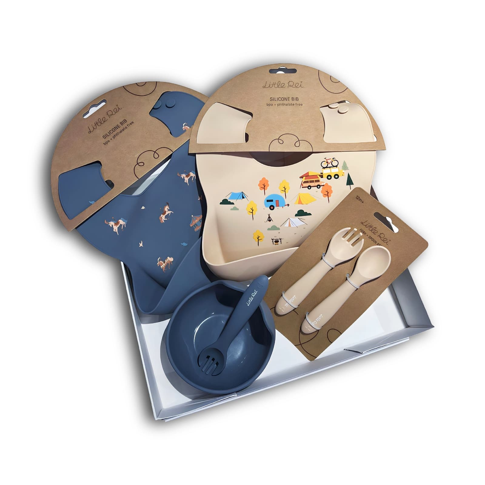 Little Rei Feeding Gift Set (Storm Sand)