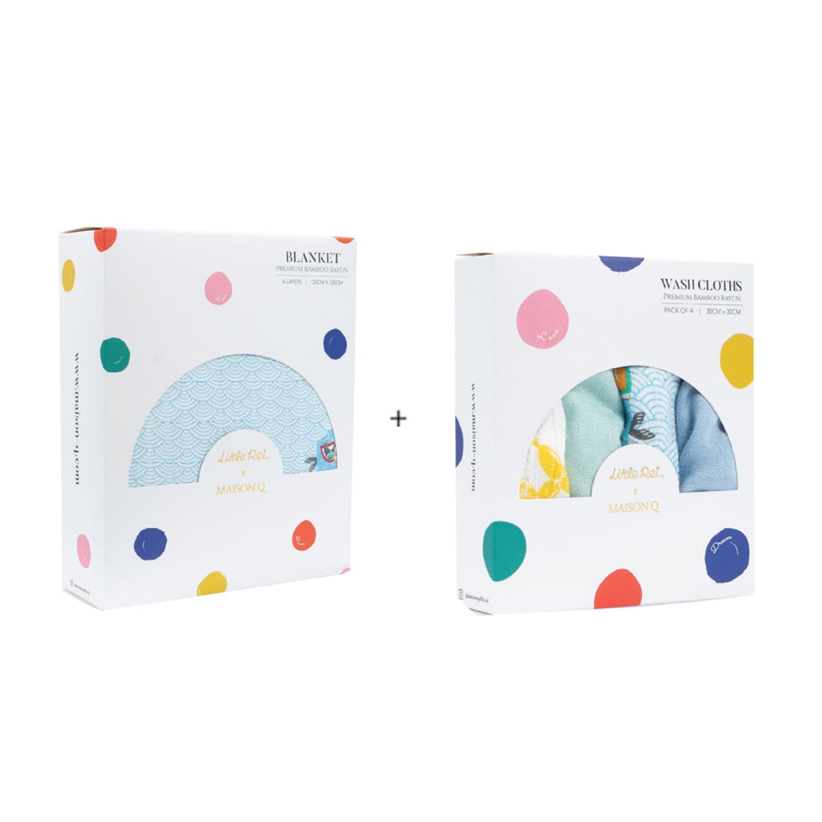 Little Rei x Maison Q Blanket & Wash Cloth Bundle
