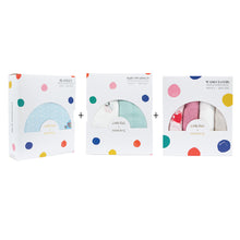 Load image into Gallery viewer, Little Rei x Maison Q Blanket, Swaddle &amp; Wash Cloth Bundle
