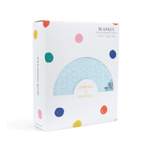 Load image into Gallery viewer, Little Rei x Maison Q Blue Funfair Rides 4-layer Blanket
