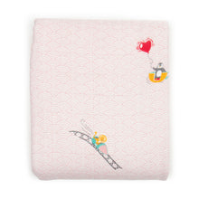 Load image into Gallery viewer, Little Rei x Maison Q Pink Funfair Rides 4-layer Blanket
