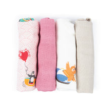 Load image into Gallery viewer, Little Rei x Maison Q Carnival Wash Cloth - 4pc
